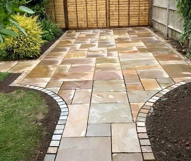 new modern patio