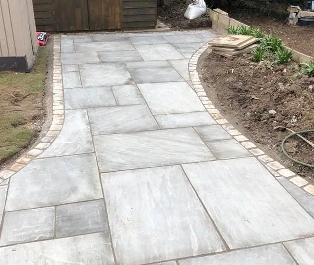 new modern patio